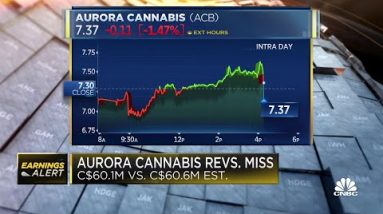 Aurora Cannabis shares up after exiguous income miss